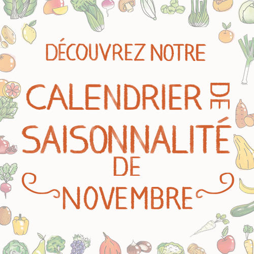 Fruits & légumes : le calendrier de saisonnalité de Novembre, selon Biocoop